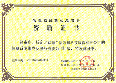 網絡技術服務資質與榮譽 專業(yè)實力的權威見證